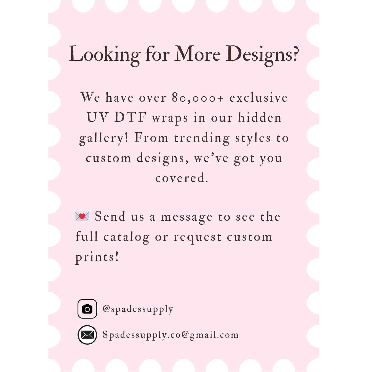 FREE 10-Piece UV DTF Sample Pack | Small Business Exclusive 🎀